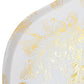25 St Stoelhoezen Stretch Wit Met Gouden Opdruk