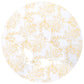 2 St Tafelhoezen Stretch 80 Cm Wit Met Gouden Opdruk