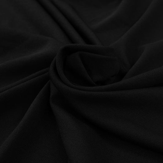 2 St Tafelhoezen Met Rok Stretch 183X76X74 Cm Zwart