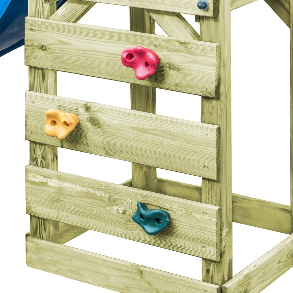 Speelhuis Met Ladder, Glijbaan En Schommel 300X197X218 Cm Hout