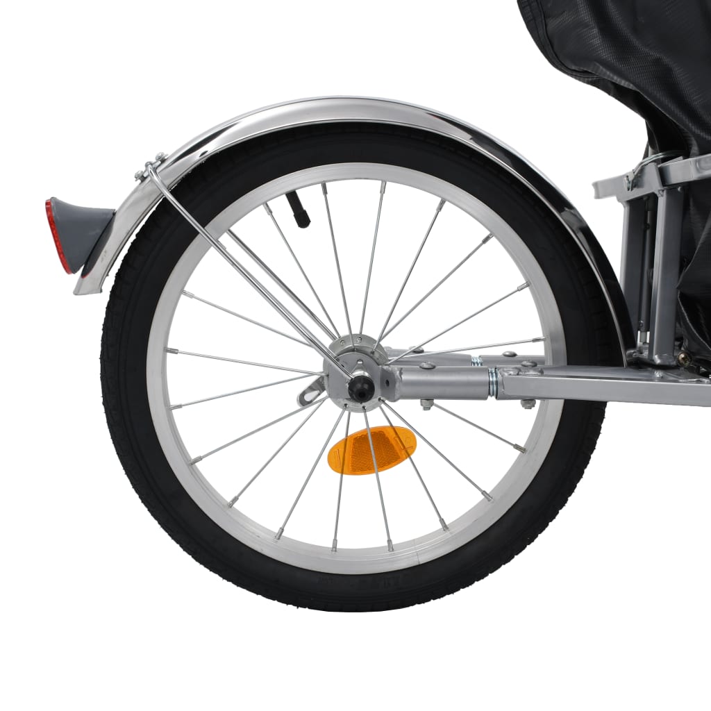 Fietskar Met Tas Oranje En Zwart