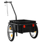Fietskar/Trekwagen 155X60X83 Cm Staal Zwart