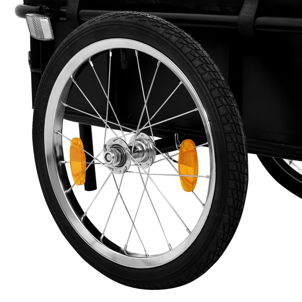Fietskar/Trekwagen 155X60X83 Cm Staal Zwart