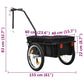 Fietskar/Trekwagen 155X60X83 Cm Staal Zwart