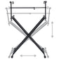Keyboardstandaard X-Frame Dubbel Versterkt Zwart