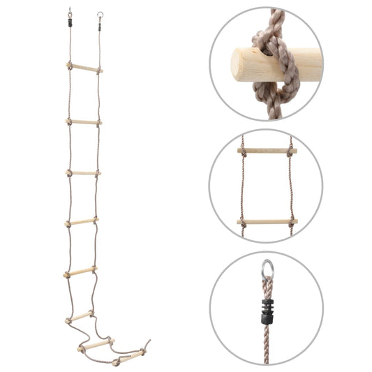 Touwladder 290 Cm Hout