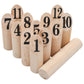 Nummer Kubb Spelset Hout