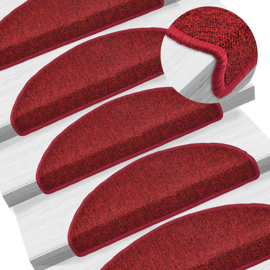 15 St Trapmatten 65X24X4 Cm Bordeauxrood