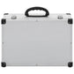 Cd-Koffer Voor 60 Cd's Aluminium Abs Zilverkleurig