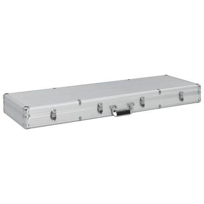 Wapenkoffer 118X38X12 Aluminium Zilverkleurig