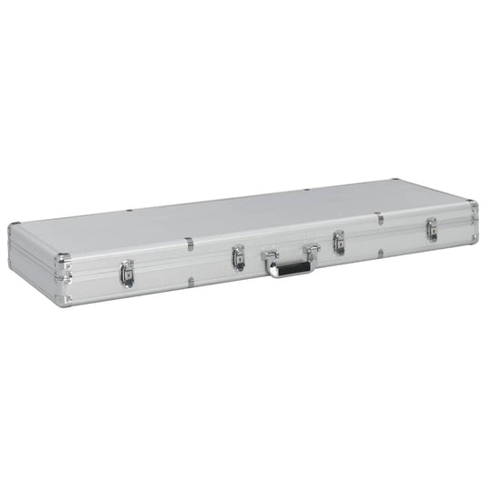 Wapenkoffer 118X38X12 Aluminium Zilverkleurig