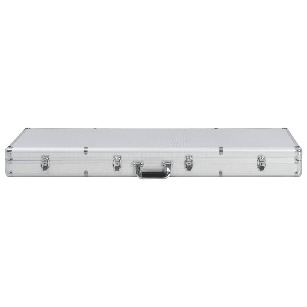 Wapenkoffer 118X38X12 Aluminium Zilverkleurig