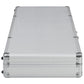 Wapenkoffer 118X38X12 Aluminium Zilverkleurig