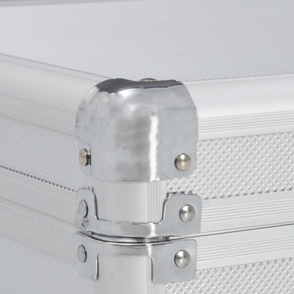Wapenkoffer 118X38X12 Aluminium Zilverkleurig