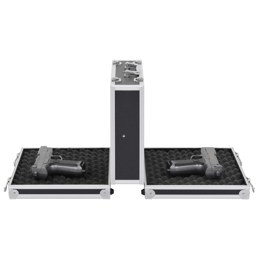 Wapenkoffer Aluminium Abs Zwart