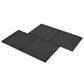 Valtegel 6 St 50X50X3 Cm Rubber Zwart