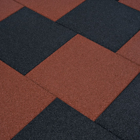Valtegel 6 St 50X50X3 Cm Rubber Zwart