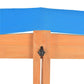 Zandbak Met Verstelbaar Dak Uv50 Vurenhout Blauw