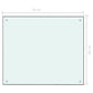 Spatscherm Keuken 70X60 Cm Gehard Glas Wit