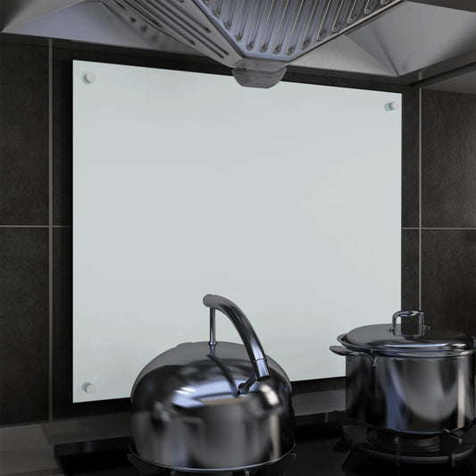 Spatscherm Keuken 70X60 Cm Gehard Glas Wit