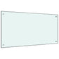 Spatscherm Keuken 80X40 Cm Gehard Glas Wit