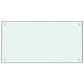 Spatscherm Keuken 80X40 Cm Gehard Glas Wit