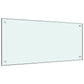 Spatscherm Keuken 90X40 Cm Gehard Glas Wit