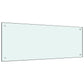 Spatscherm Keuken 100X40 Cm Gehard Glas Wit