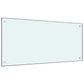 Spatscherm Keuken 100X50 Cm Gehard Glas Wit