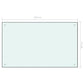 Spatscherm Keuken 100X60 Cm Gehard Glas Wit