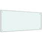 Spatscherm Keuken 120X50 Cm Gehard Glas Wit