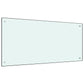 Spatscherm Keuken 120X60 Cm Gehard Glas Wit