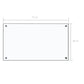 Spatscherm Keuken 70X40 Cm Gehard Glas Transparant