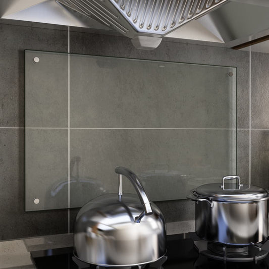 Spatscherm Keuken 80X50 Cm Gehard Glas Transparant