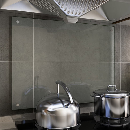 Spatscherm Keuken 80X60 Cm Gehard Glas Transparant