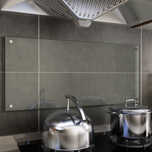 Spatscherm Keuken 90X40 Cm Gehard Glas Transparant