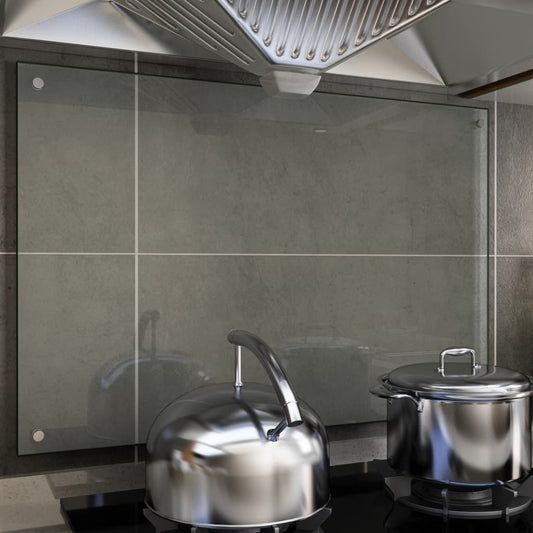 Spatscherm Keuken 90X60 Cm Gehard Glas Transparant
