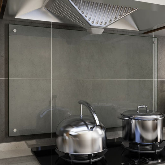 Spatscherm Keuken 100X60 Cm Gehard Glas Transparant