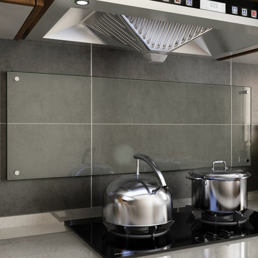 Spatscherm Keuken 120X40 Cm Gehard Glas Transparant