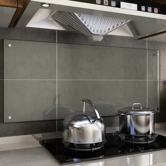 Spatscherm Keuken 120X50 Cm Gehard Glas Transparant