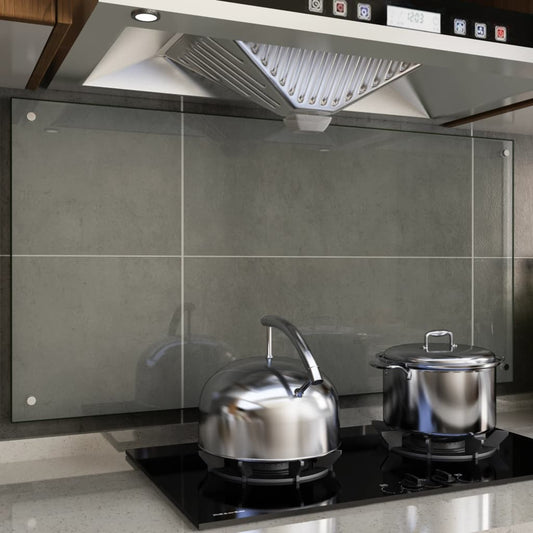 Spatscherm Keuken 120X60 Cm Gehard Glas Transparant