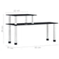 Keukenschap 45X16X26 Cm Gehard Glas Zwart