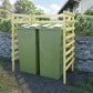 Containerberging Dubbel 140X80X150 Cm Geïmpregneerd Grenenhout