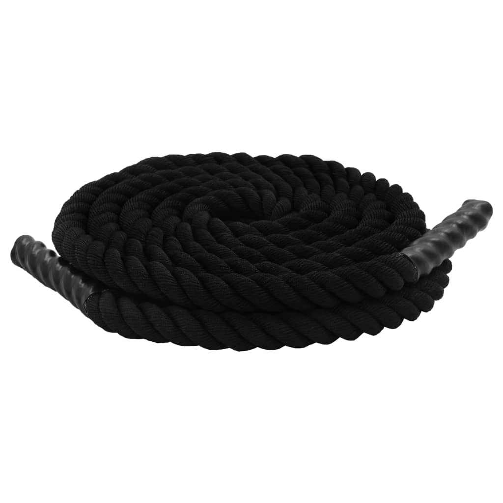 Battle Rope 12 M Polyester Zwart