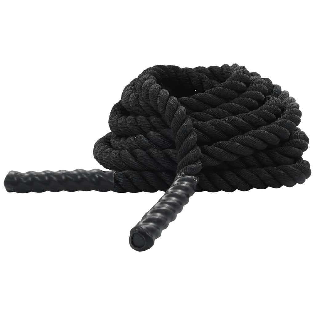 Battle Rope 15 M Polyester Zwart