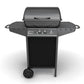 Gasbarbecue Met 2 Kookzones Zwart