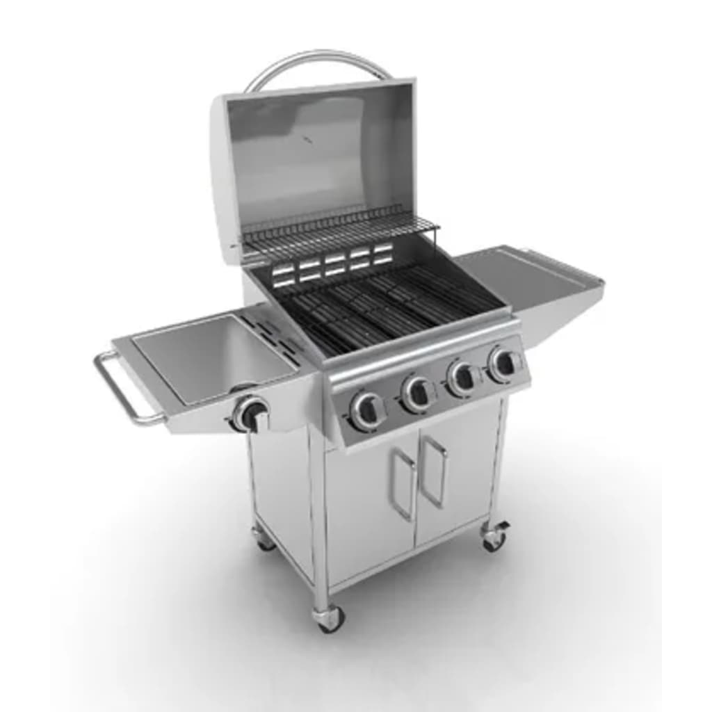 Gasbarbecue Colorado Met 4 Branders (Zilver)