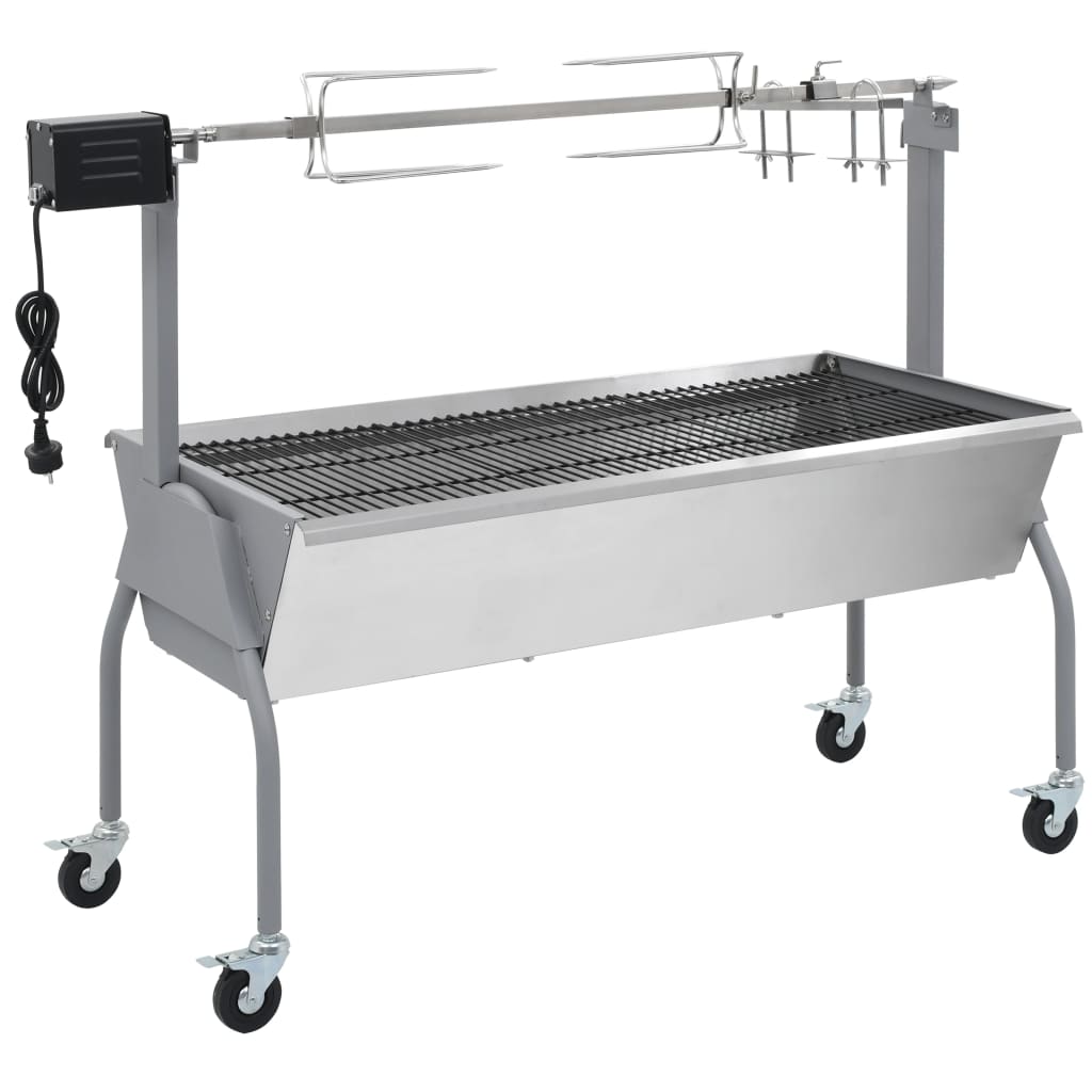 Draaispit Barbecue Met Elektrische Motor