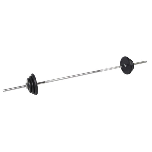 Halterset 24 Kg. Met Kunststofmantel
