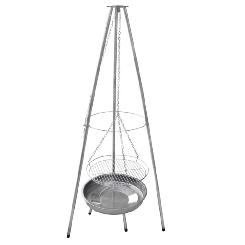 Rvs Hangbarbecue Ø 51 Cm Pyramide